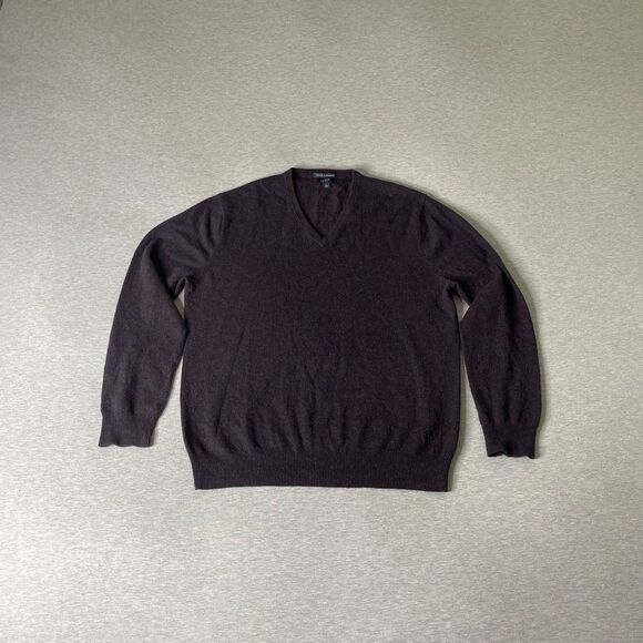 J. Crew Men's Italian Cashmere Boyfriend V-neck Pullover Sweater